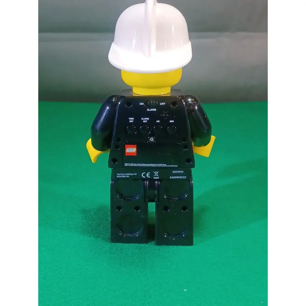 Lego city movie FireMan Clock 9 “ Working Tested LCD